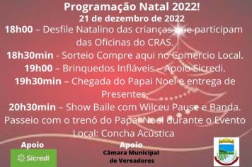 PROGRAMAÇÃO NATAL 2022!